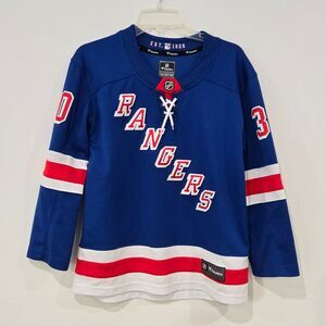 Youth New York Rangers Henrik Lundqvist #30 Blue Fanatics Jersey L / XL